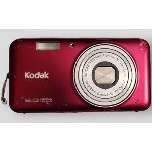 Red Kodak EasyShare V803 Battery Charger NOT Included- For Parts Only